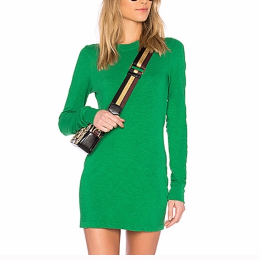 NWT Cotton Citizen Tokyo Kelly Green Mini Dress